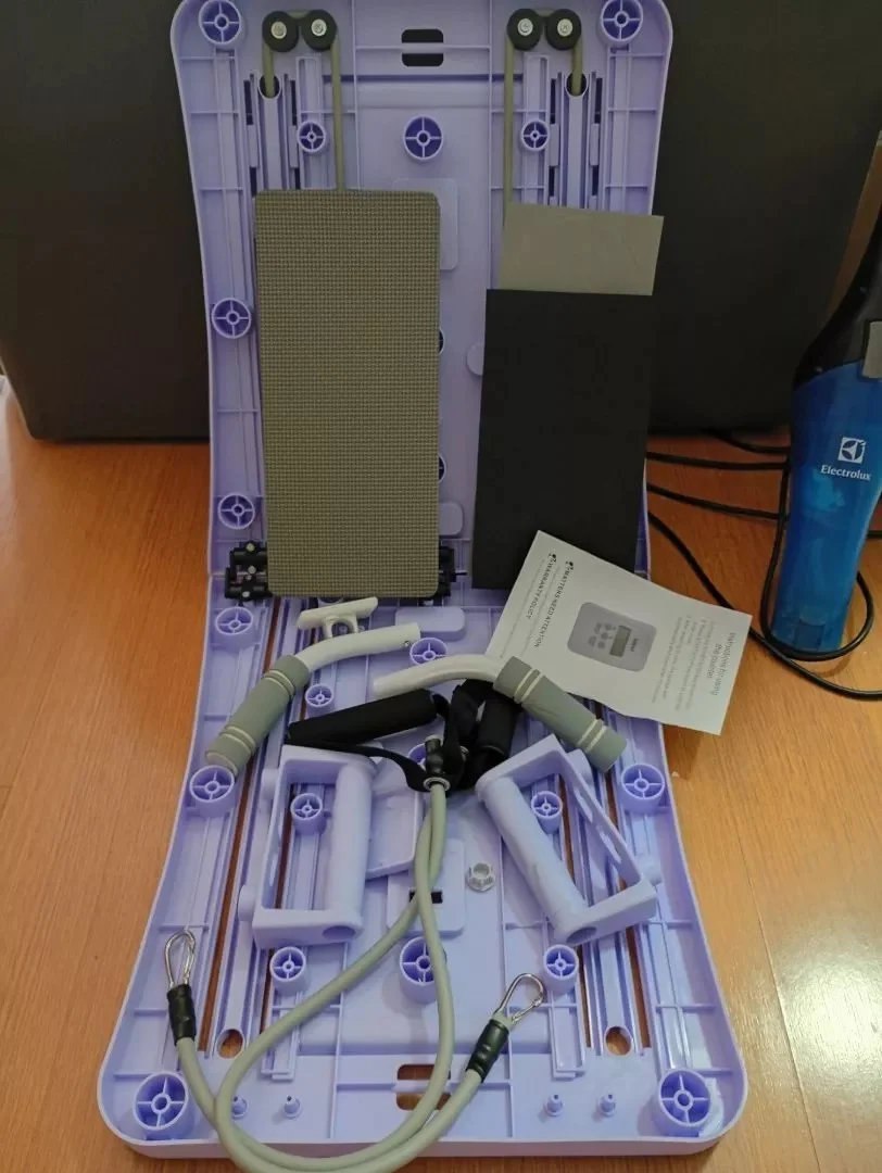 Customer photo of the Purple CoreForm Pilates Board with accessories